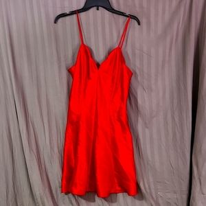 Red Frederick's of Hollywood,  size medium slip or night shirt.